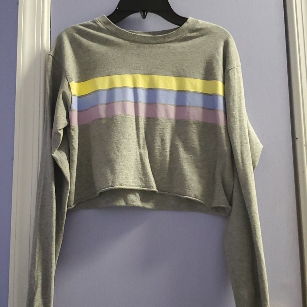 Rue 21 Long Sleeve Crop Top
